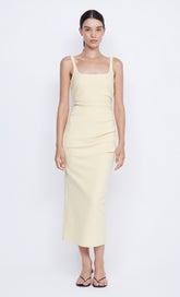 BEC + BRIDGE KARINA TUCK MIDI DRESS